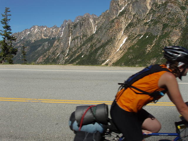 ridin bikes in the cascades
