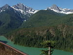 beginning of the 27-mile long climb